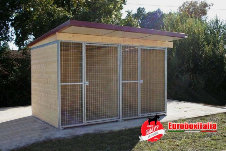 Box doppio (frontale in rete) mt 2.00×1.50+2.00×1.50