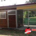 Box Suite in legno con recinto coperto