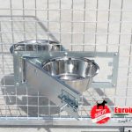 Portaciotola girevole doppio in acciaio inox 2.8 Lt